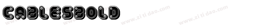 CablesBold字体转换