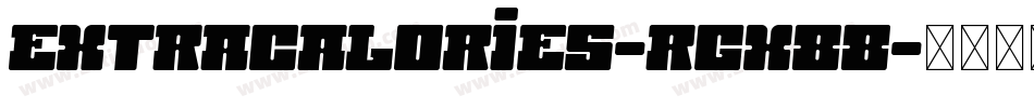 Extracalories-rgx88字体转换