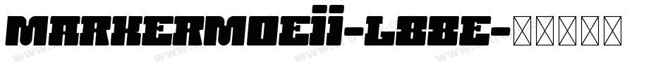 Markermoeii-l88e字体转换