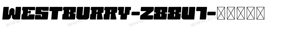 Westburry-z88V1字体转换