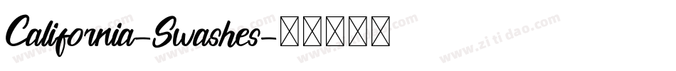 California-Swashes字体转换 California-Swashes字体转换