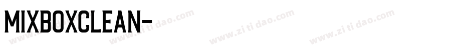 MixboxClean字体转换