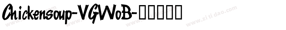 Chickensoup-VGWoB字体转换