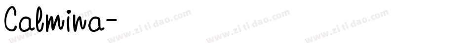 Calmina字体转换