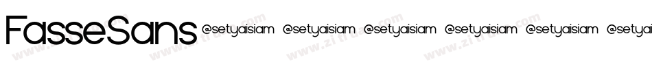 FasseSans字体转换