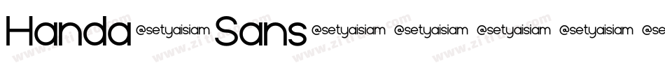 Handa-Sans字体转换