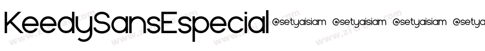 KeedySansEspecial字体转换