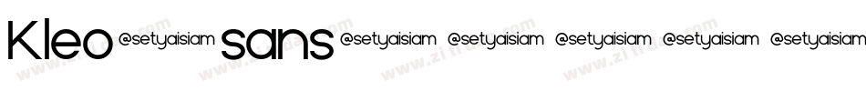 Kleo-sans字体转换