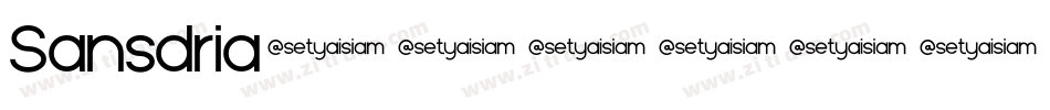 Sansdria字体转换