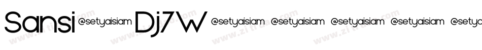 Sansi-Dj7W字体转换