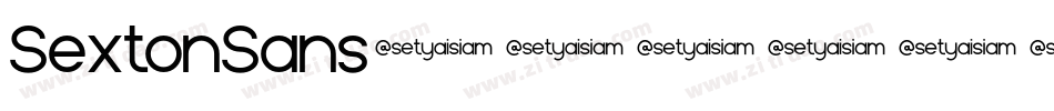 SextonSans字体转换