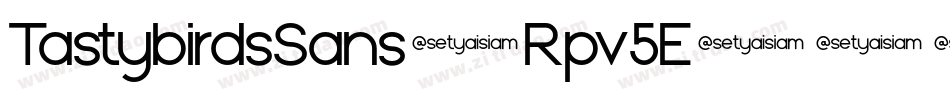 TastybirdsSans-Rpv5E字体转换