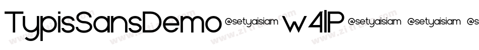 TypisSansDemo-w4lP字体转换