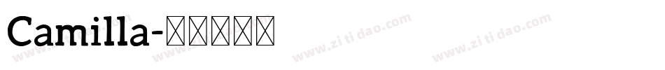Camilla字体转换