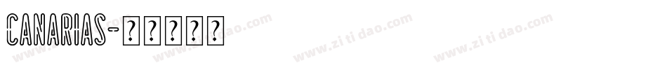 Canarias字体转换