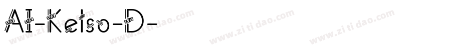 AI-Kelso-D字体转换