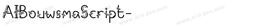 AIBouwsmaScript字体转换