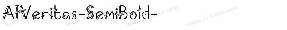 AIVeritas-SemiBold字体转换