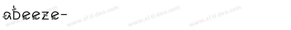 abeeze字体转换