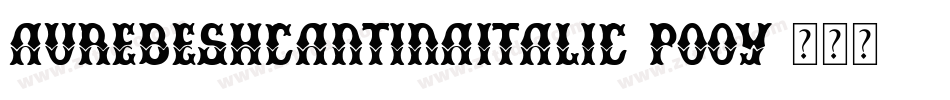AurebeshCantinaItalic-pOOy字体转换