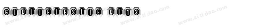 Girlieleslie-BL13字体转换