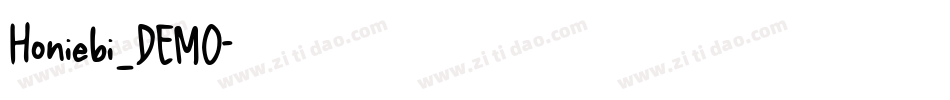 Honiebi_DEMO字体转换