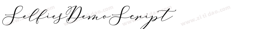 SelfiesDemoScript字体转换