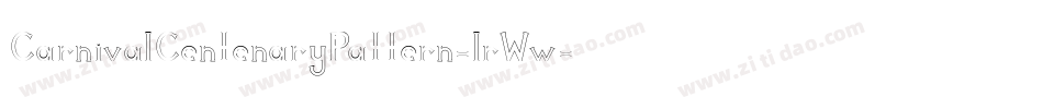 CarnivalCentenaryPattern-lrWw字体转换