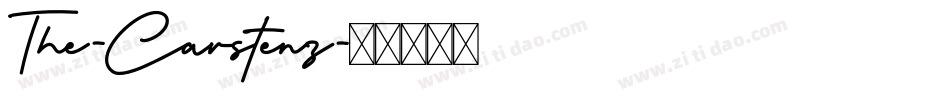 The-Carstenz字体转换