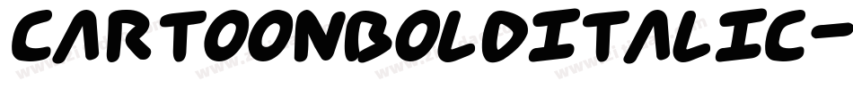 CartoonBoldItalic-ByV8字体转换