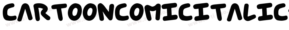 CartoonComicItalic-7BBgl字体转换