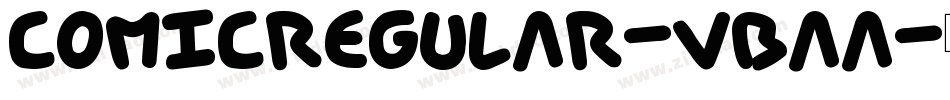 ComicRegular-vBAA字体转换