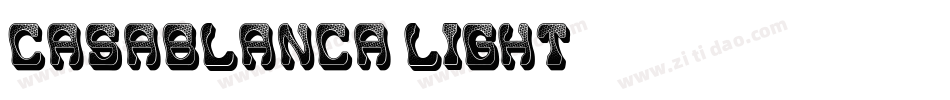 Casablanca-Light字体转换