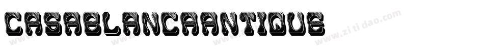 CasablancaAntique字体转换