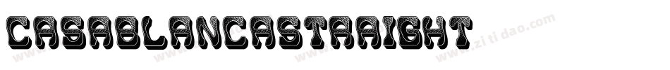 CasablancaStraight字体转换
