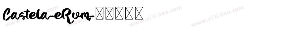 Castela-eRvm字体转换