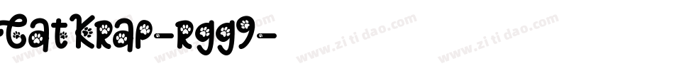 CatKrap-rgg9字体转换