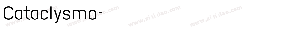 Cataclysmo字体转换