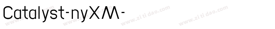 Catalyst-nyXM字体转换