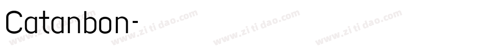 Catanbon字体转换