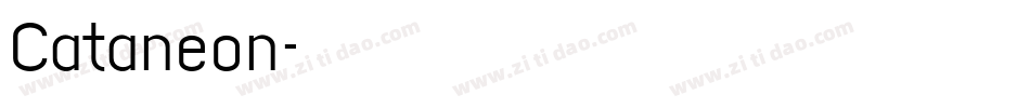 Cataneon字体转换
