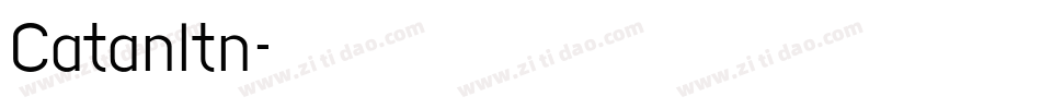 Catanltn字体转换