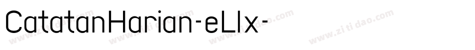 CatatanHarian-eLlx字体转换
