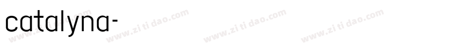 catalyna字体转换