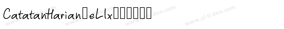 CatatanHarian-eLlx字体转换
