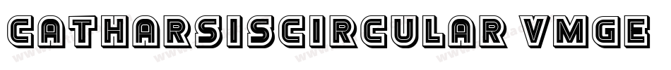 CatharsisCircular-vmGE字体转换