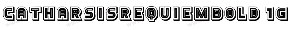 CatharsisRequiemBold-1GRM字体转换