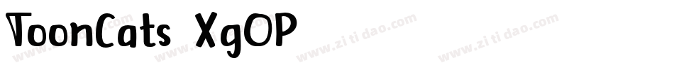 ToonCats-XgOP字体转换
