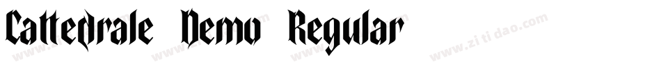 Cattedrale-Demo-Regular字体转换