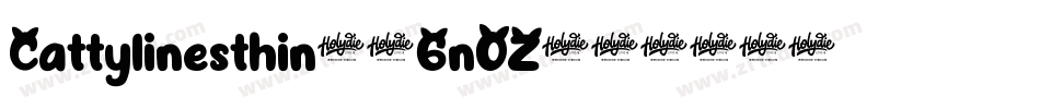 Cattylinesthin-1GnOZ字体转换